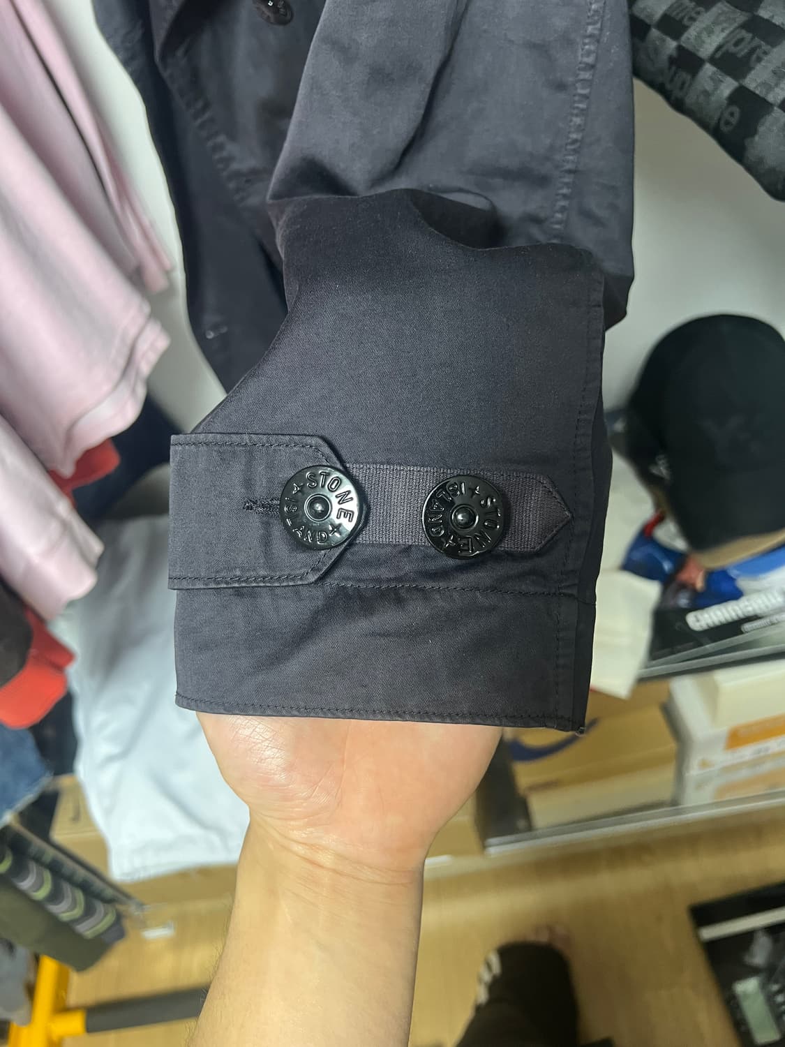 스톤아일랜드 Raso Gommato 피코트 (다비드 자켓) 상품이미지8