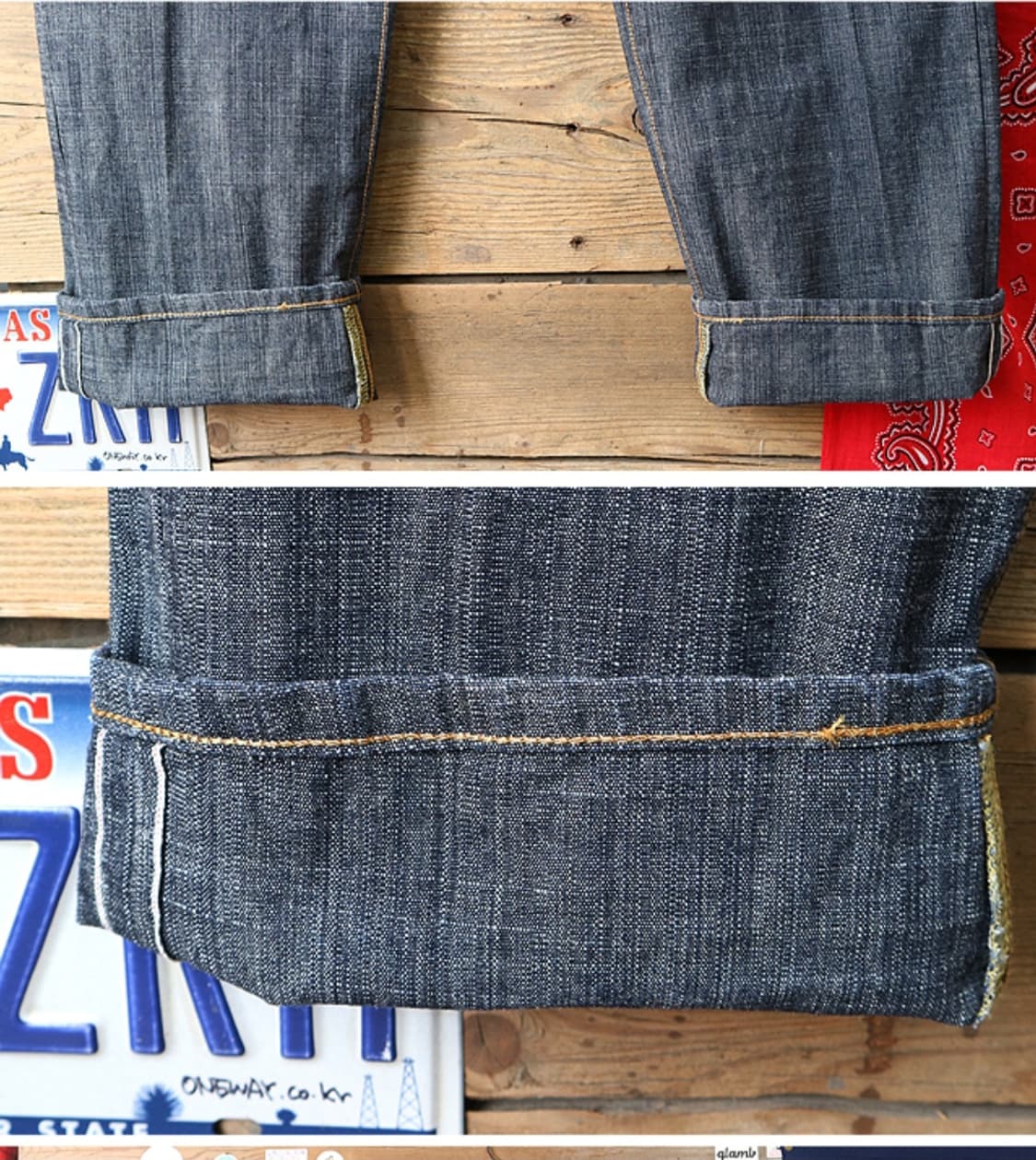  일본판 90S EDWIN 에드윈 505D 셀비지 데님  

최상 컨디션 상품이미지4