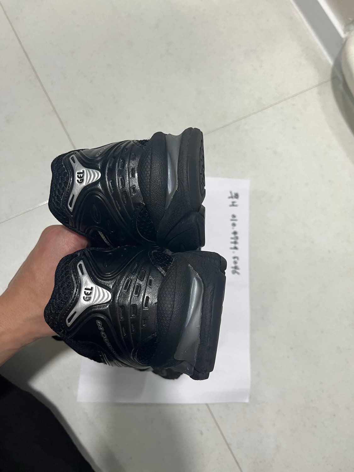 아식스 젤 카야노 14 블랙 퓨어 실버 250 상품이미지4