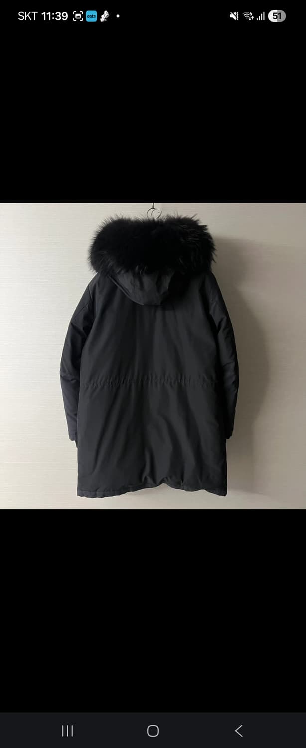 시스템옴므 남성 후드블랙퍼 패딩 100 상품이미지2