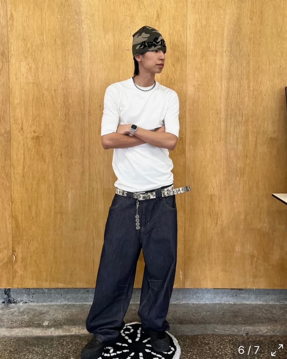 [9999xHeoYool] Technical Curved Denim 상품이미지5