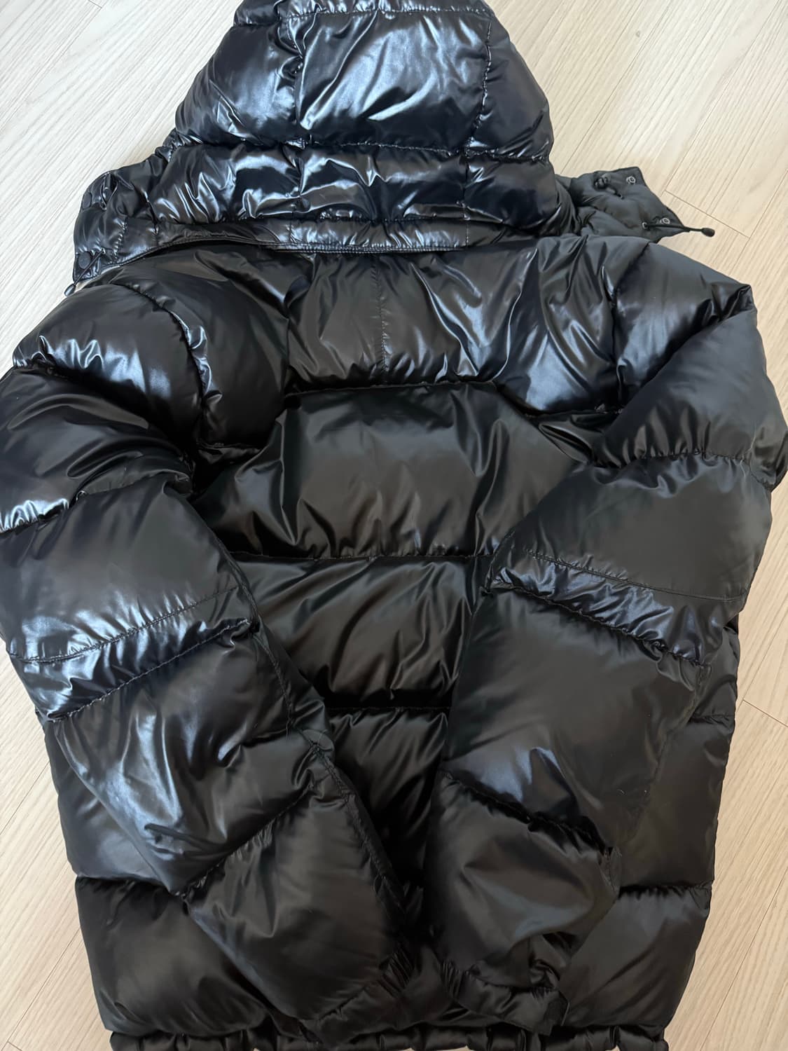 폴로 덕다운 유광패딩 s 새상품급 상품이미지2