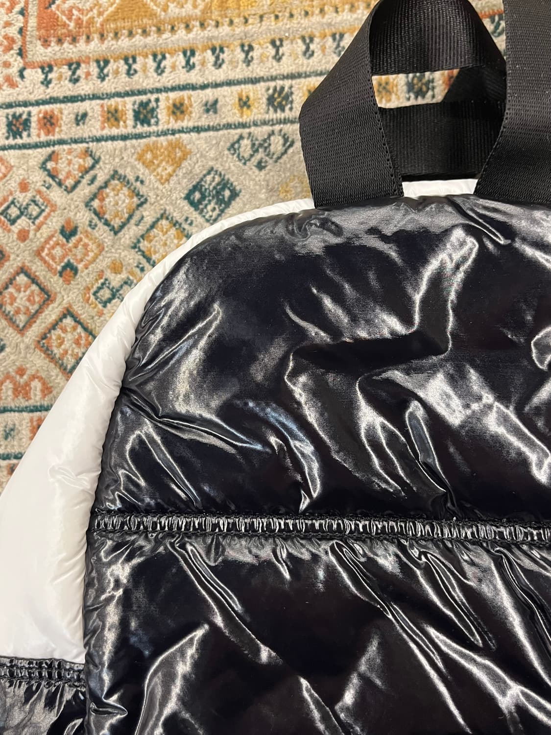 이미스 글로시 패디드 미니 백팩 화이트 #csz3074  상품이미지6