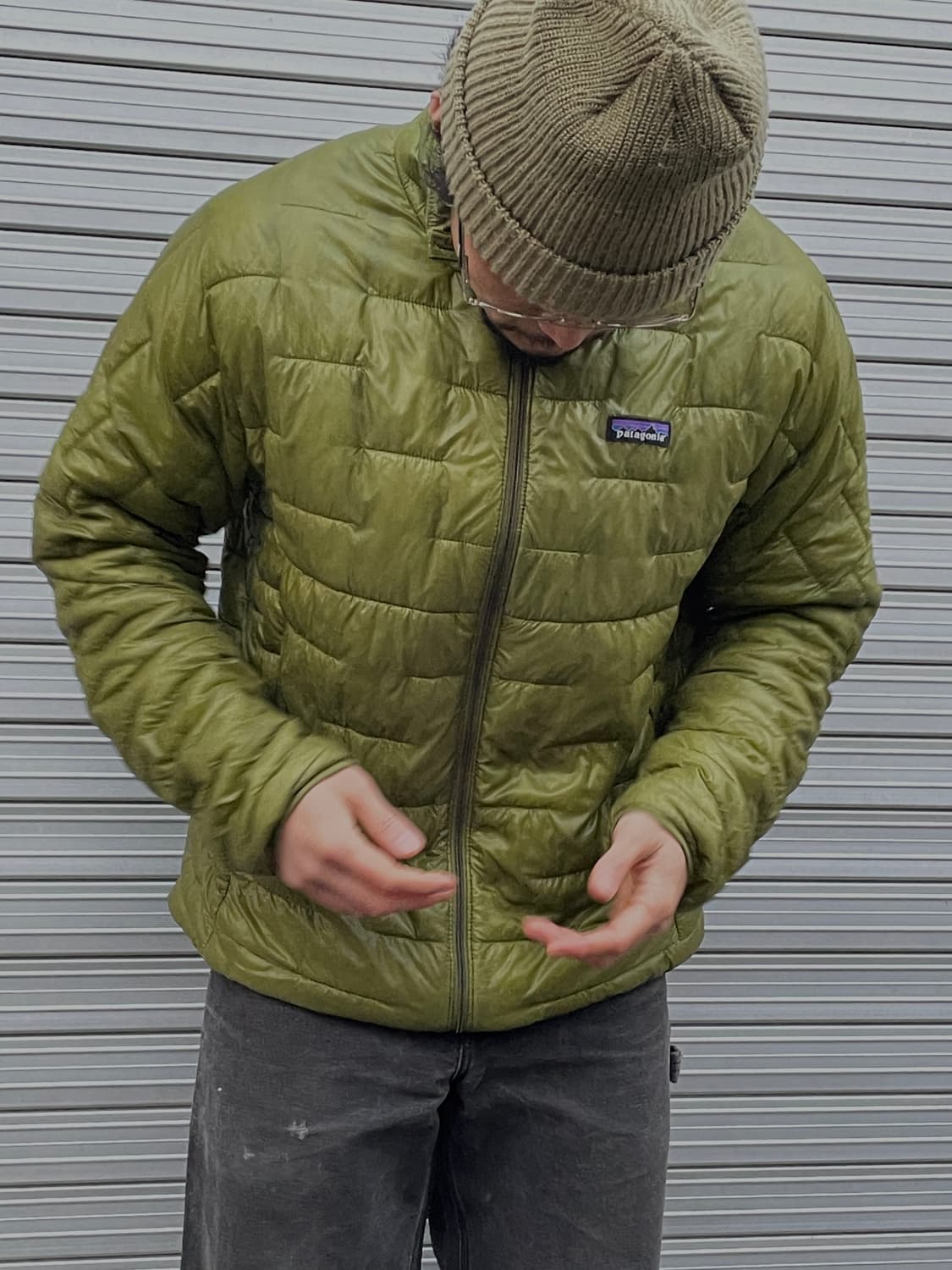 Patagonia Micro Puff Matcha Green Jacket 상품이미지3
