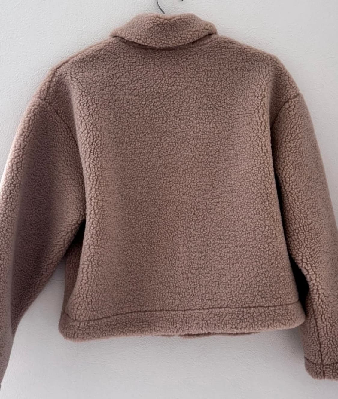 탑텐 뽀글이 숏 자켓 베이지 85 상품이미지3