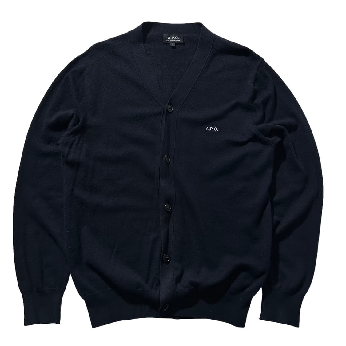 (매장판) 아페쎄 리플레이 로고 가디건 상품이미지1