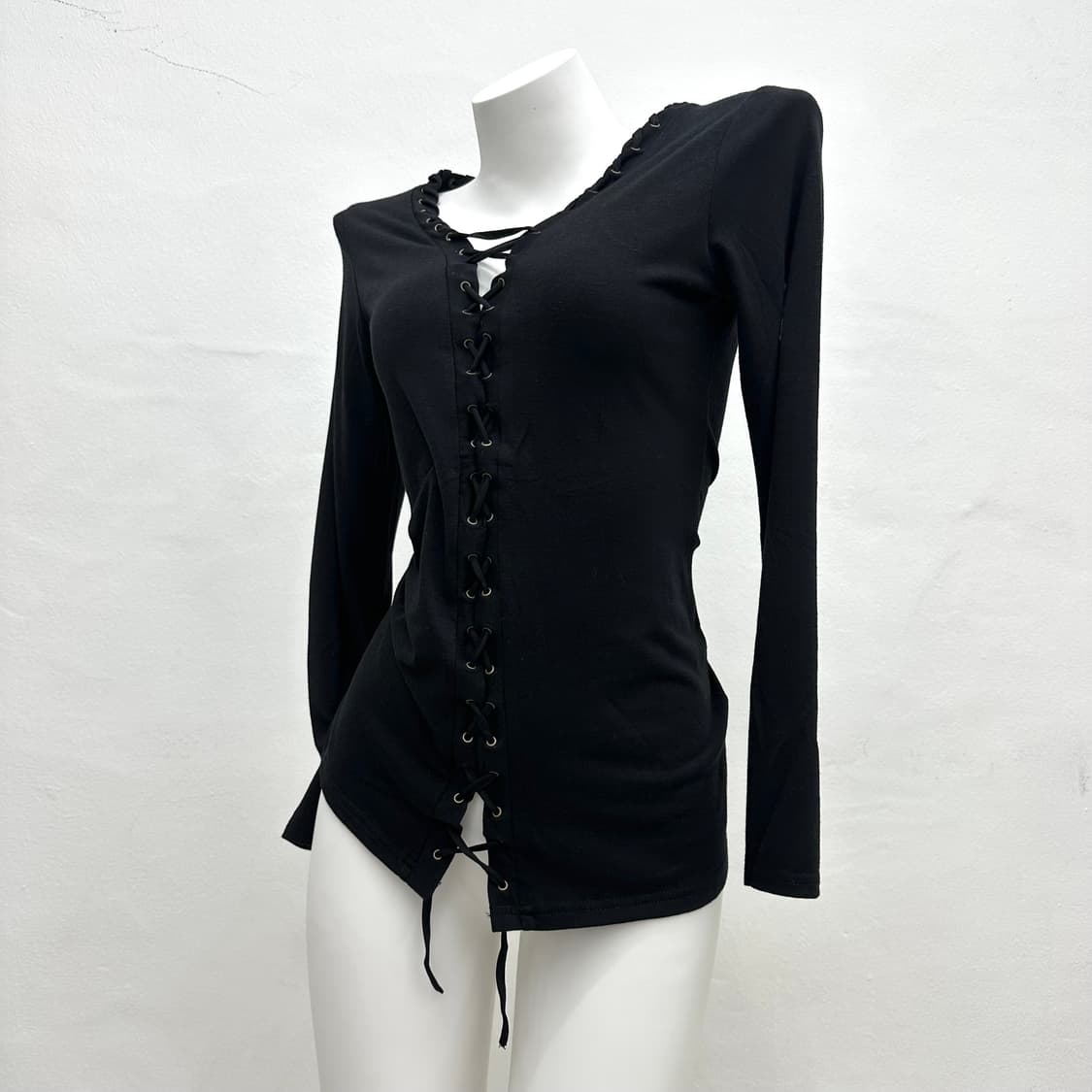 full lace detail long sleeve 상품이미지2