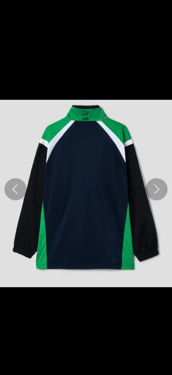 마틴로즈 스포츠 하프 지퍼 하이넥 트랙탑져지 그린S 상품이미지3