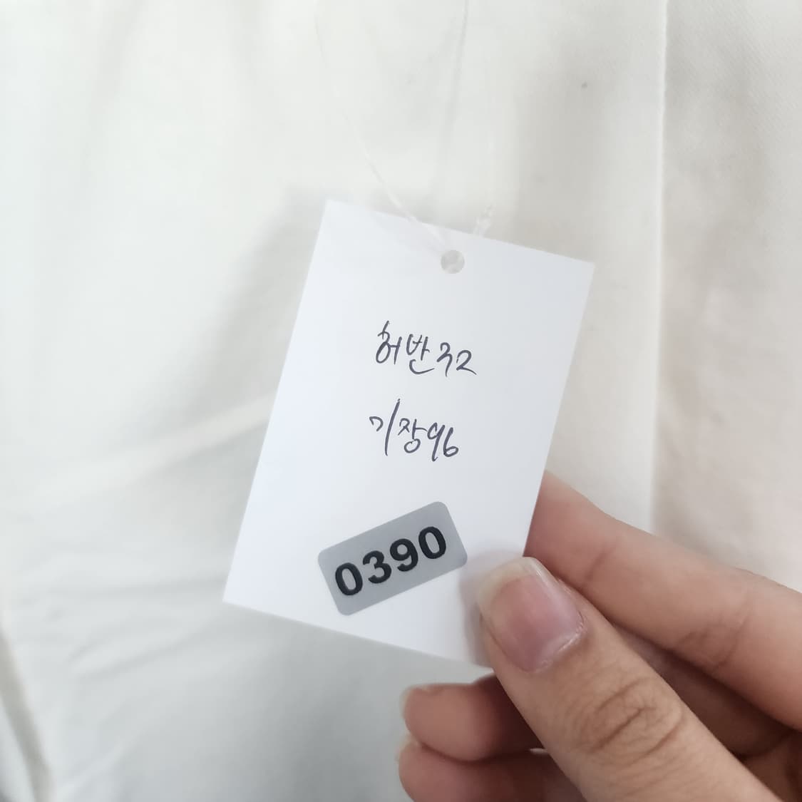 나무그림 화이트 와이드 팬츠 상품이미지10