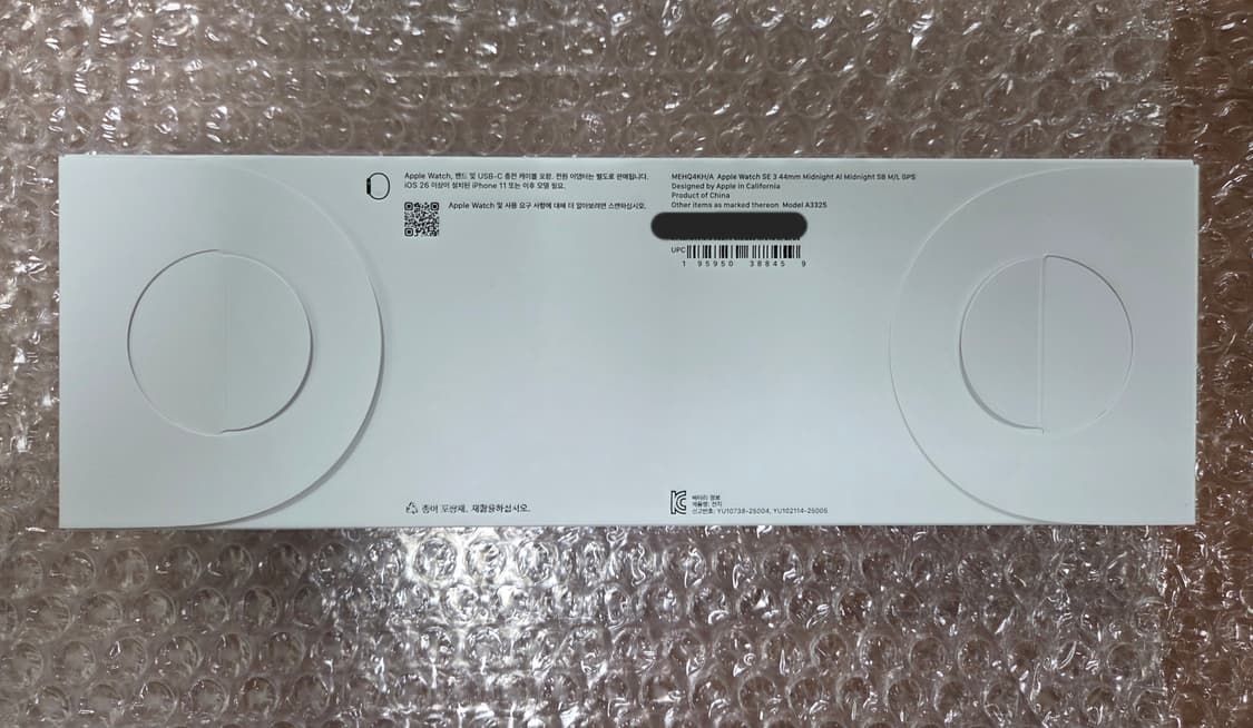 애플 워치 SE 3세대 44mm 미드나이트 M//L [미개봉, 새상품]  상품이미지2