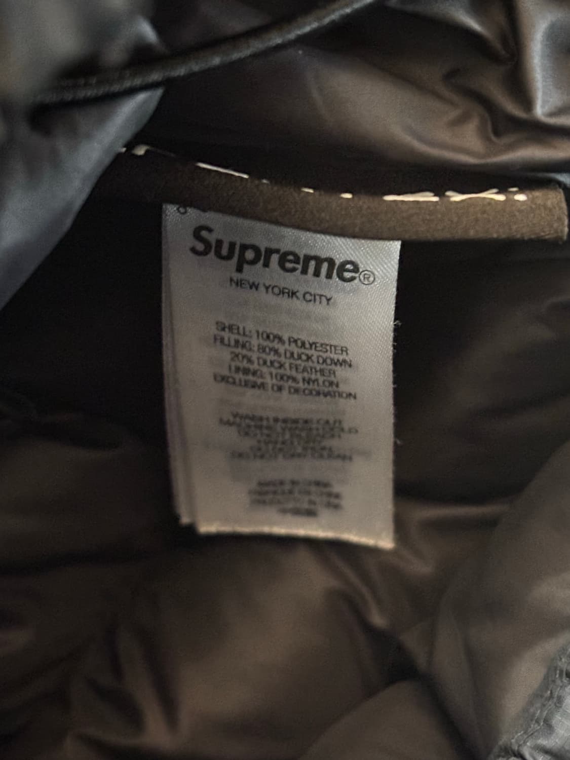 24fw 슈프림 마이크로 다운 XL 상품이미지4