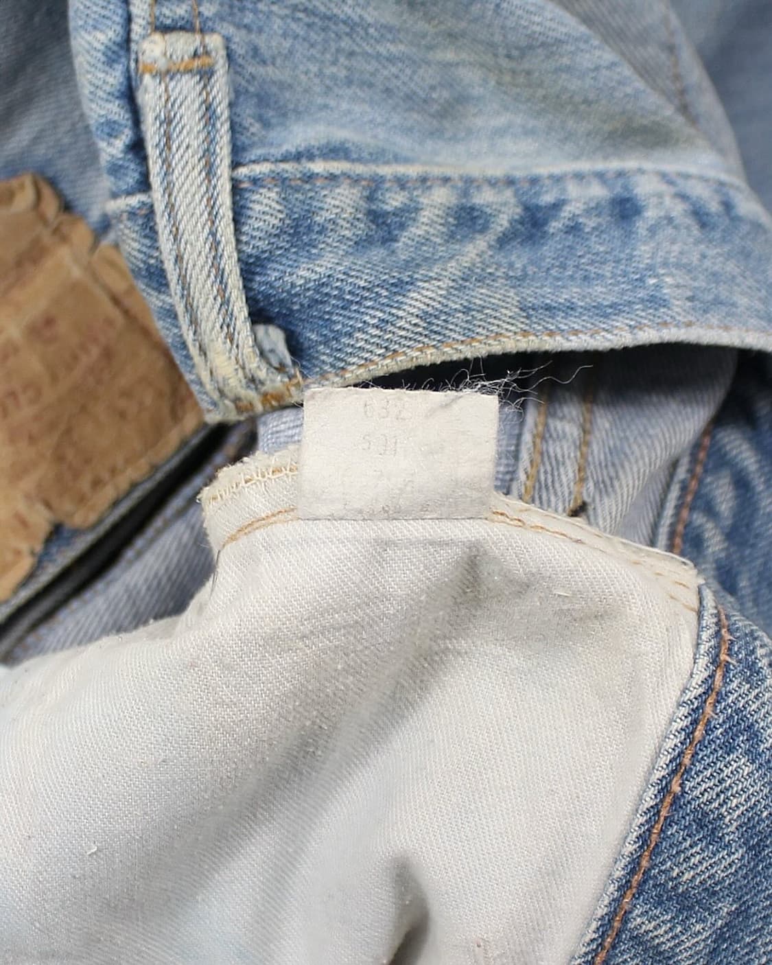 1977 USA 리바이스 501 셀비지 66후기 데님 팬츠 빈티지 미국제 상품이미지5