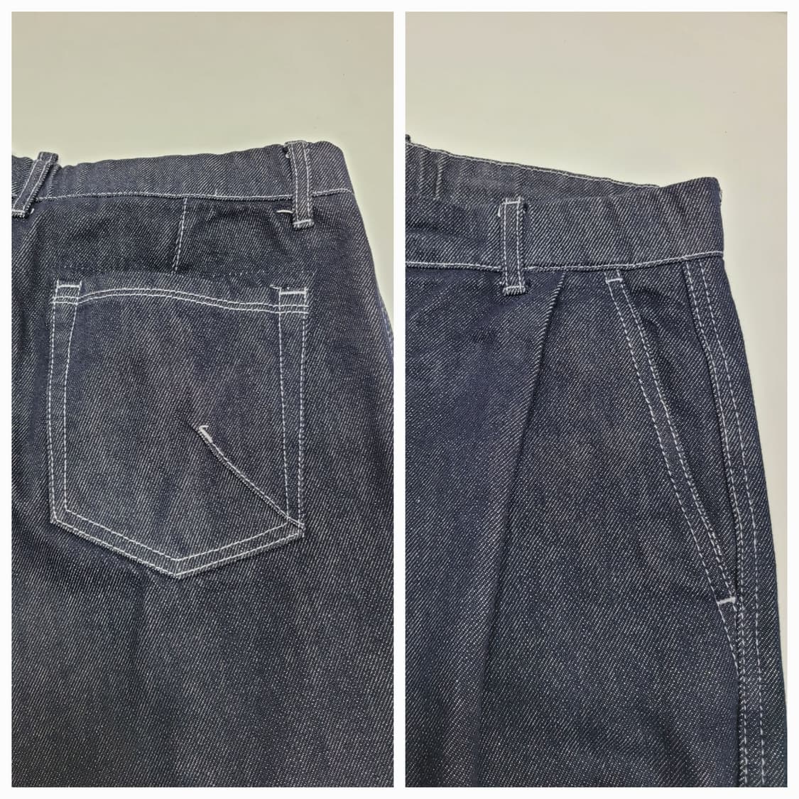 Series 22FW 시리즈 베이직 인디고 와이드 데님 폔츠/ 남 82  상품이미지4