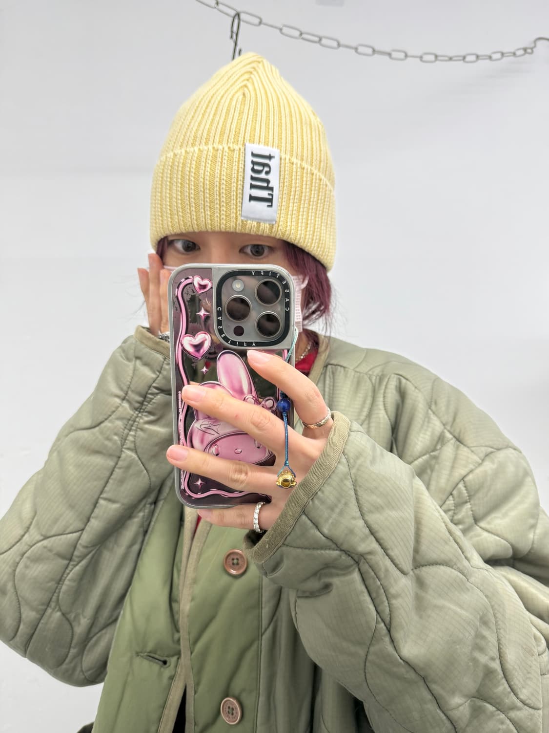 디스이즈네버댓 골지 비니 상품이미지2