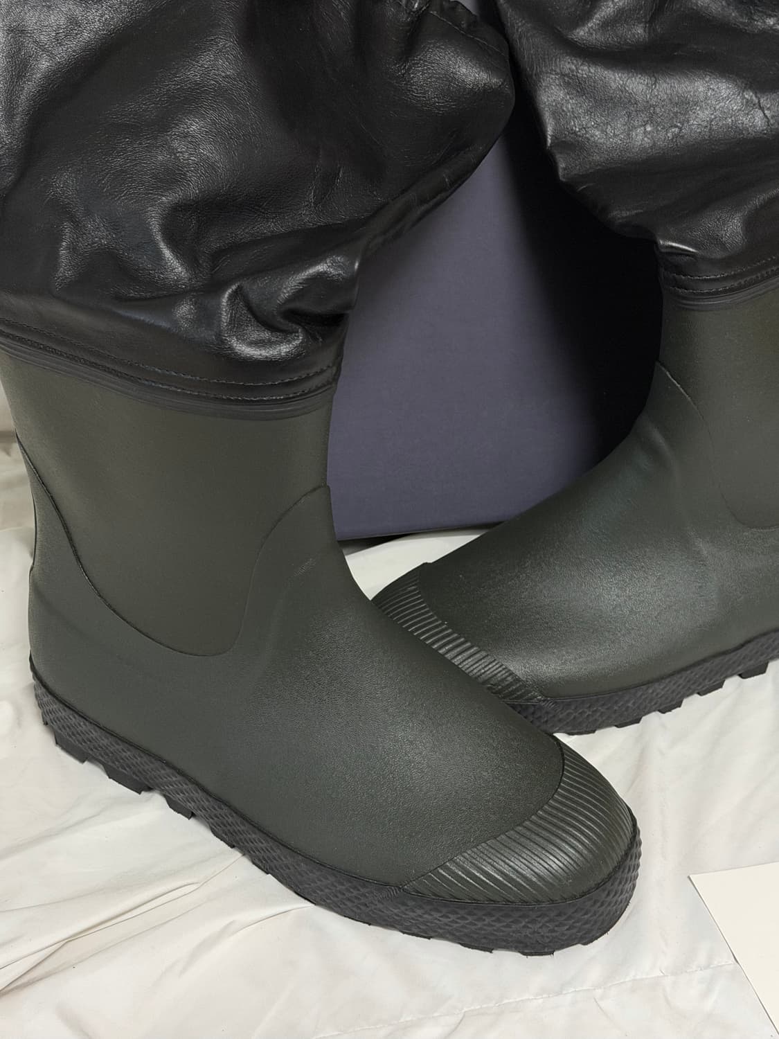 리에르 레더 탑 레인부츠 상품이미지6