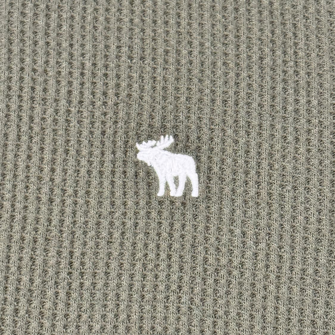 L) 아베크롬비 올리브 카키 써멀 와플티 티셔츠 상품이미지4