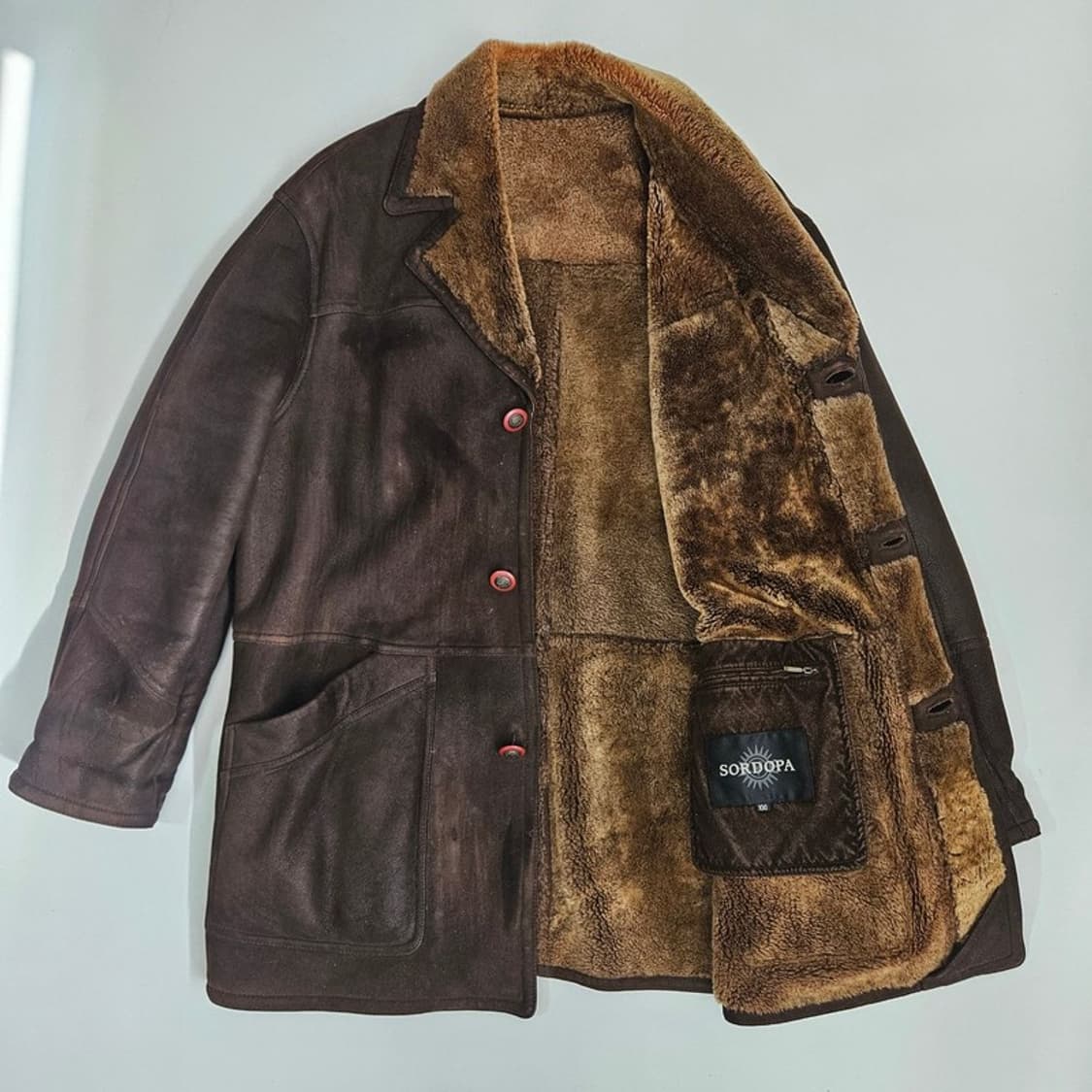SORDOPA 빈티지 양가죽 무스탕 L 상품이미지5