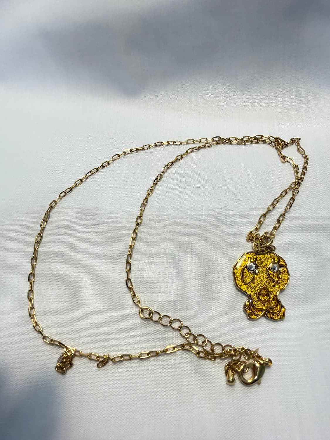 츠모리치사토 키치 캐릭터 골드 목걸이 상품이미지3