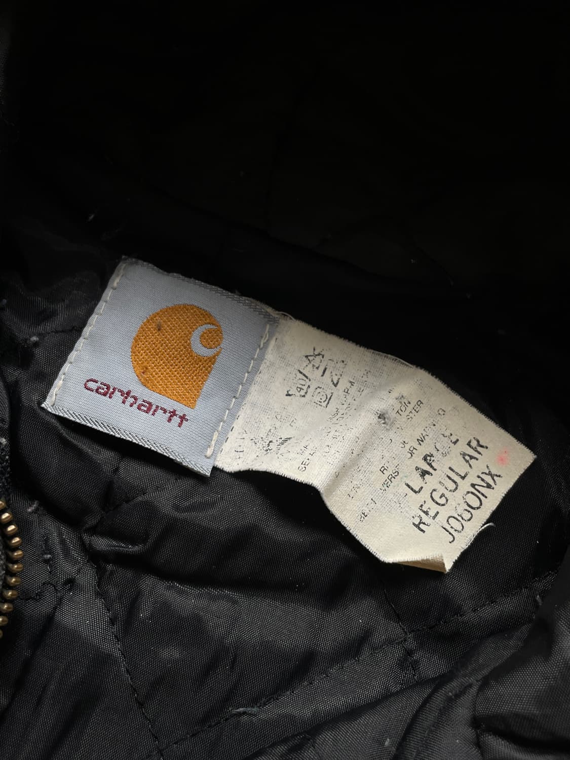 90s 칼하트 J06 ONX 오닉스 블랙 액티브 자켓 J130 상품이미지3
