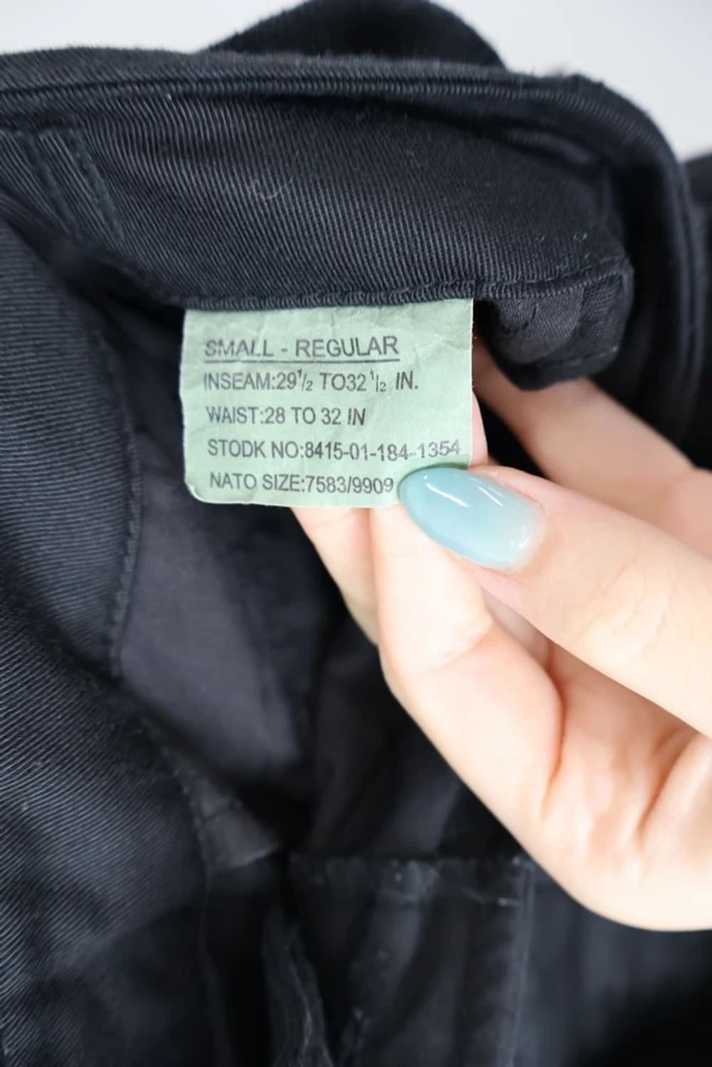 US Military Black BDU Cargo Pants 상품이미지7