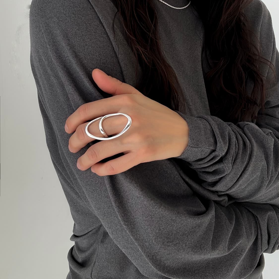 나선형볼드 925실버링 상품이미지7