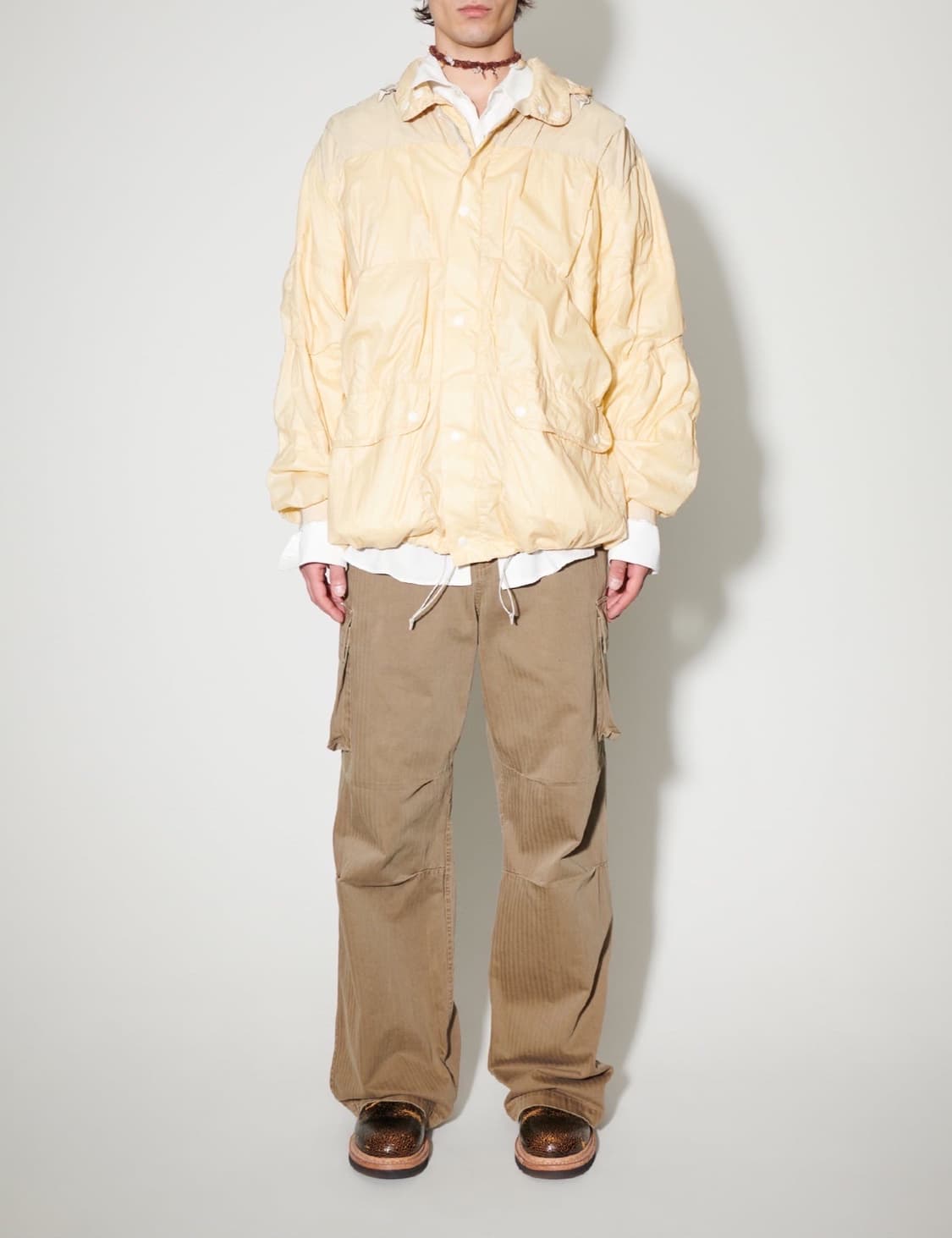 (정품/새상품)OUR LEGACY 아워레가시 남성 크림 나일론 푸퍼 자켓 상품이미지6