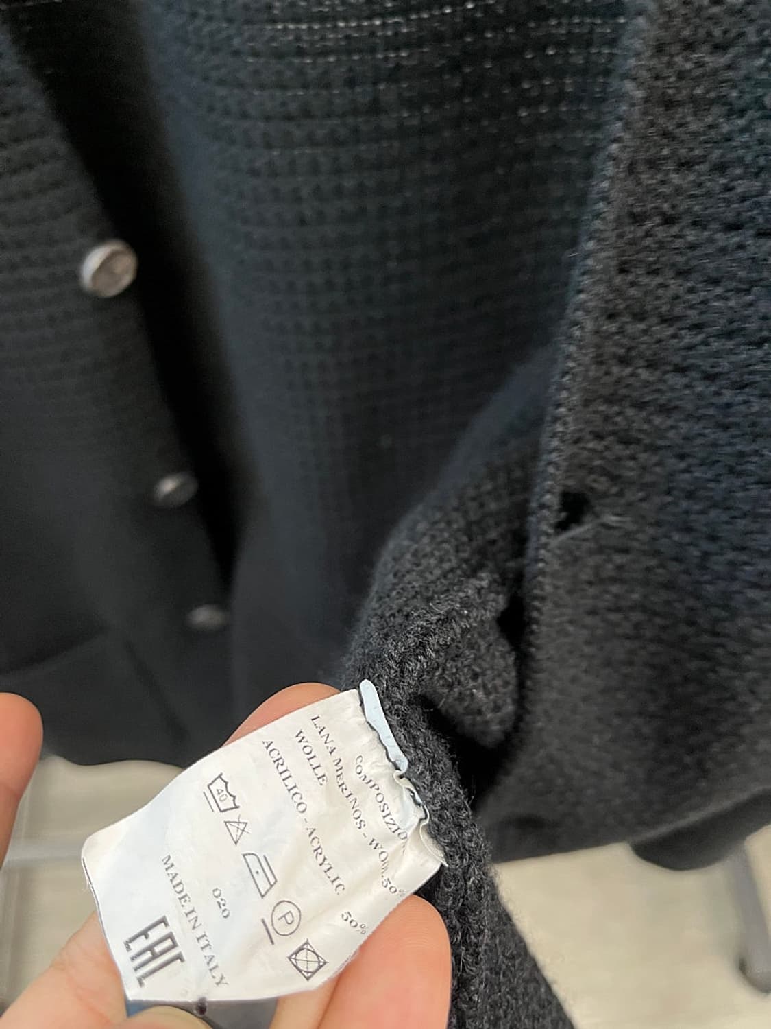 105) 페란테 이태리 와플 니트가디건 상품이미지8