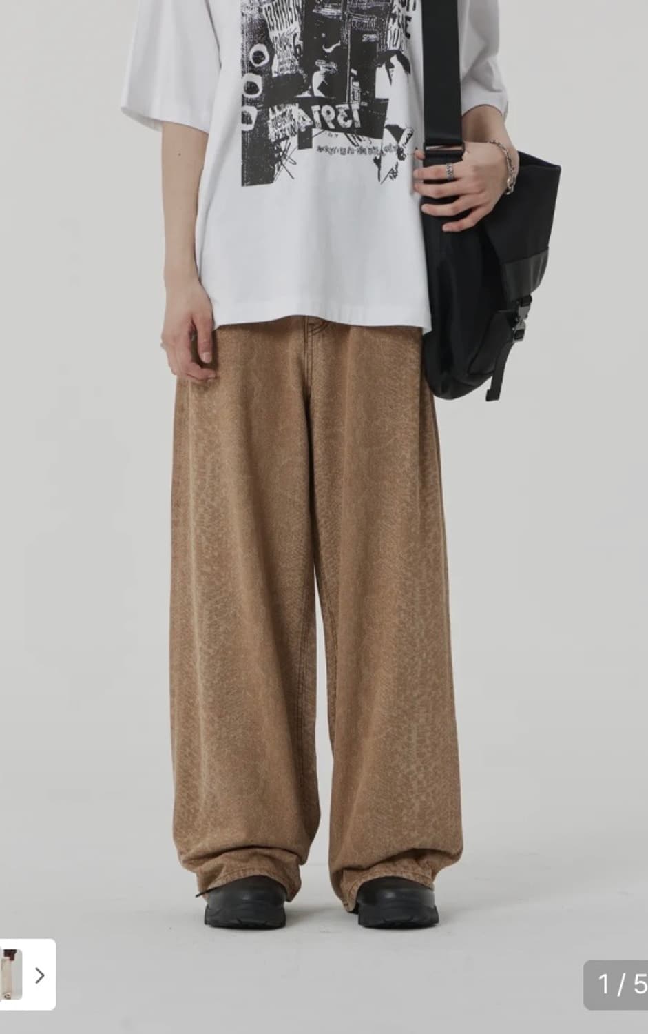 메종미네드 ANACONDA LASER WIDE DEMIN PANTS 상품이미지1