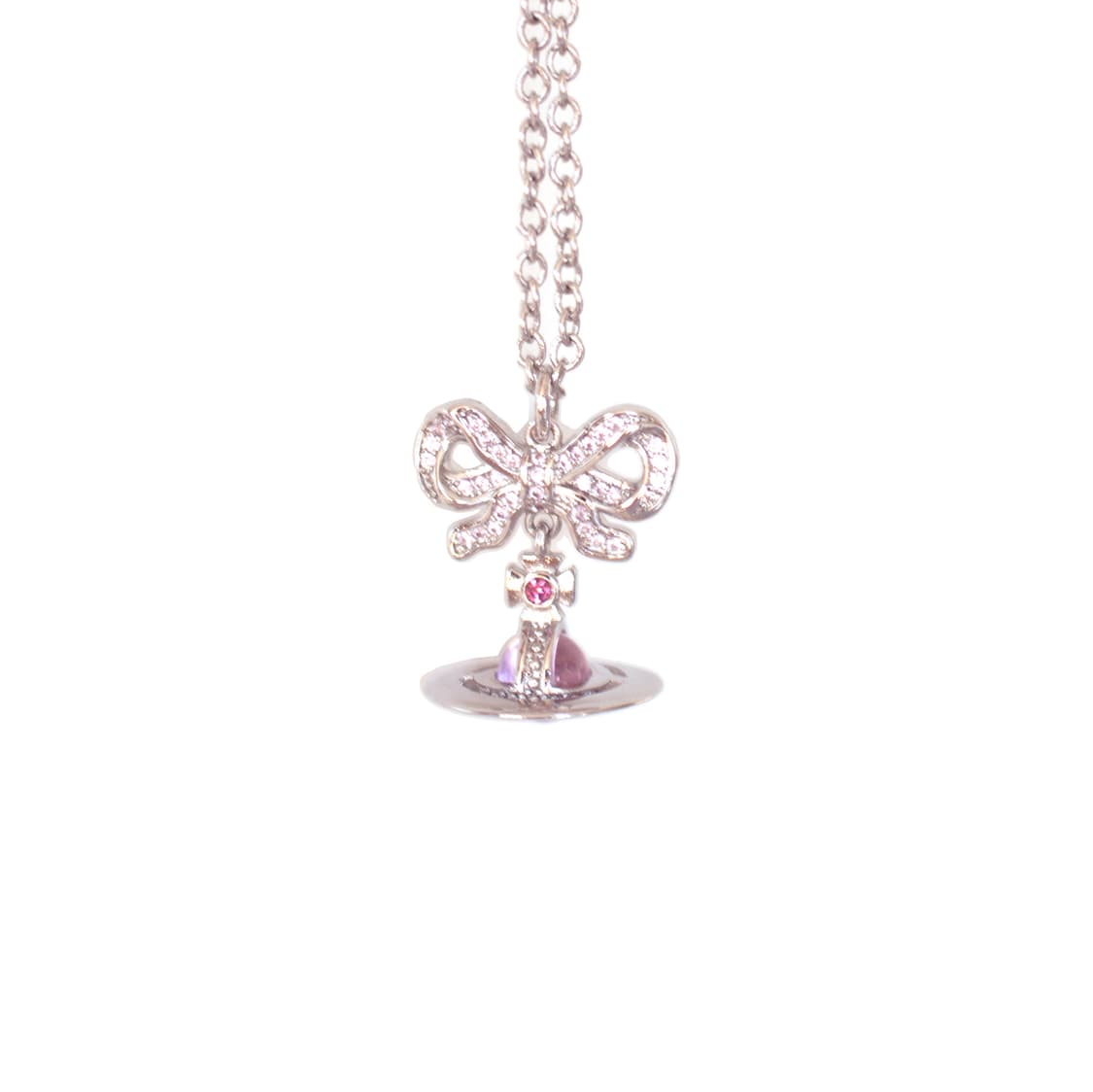 비비안웨스트우드 사쿠라 리본 목걸이 *rare 상품이미지7