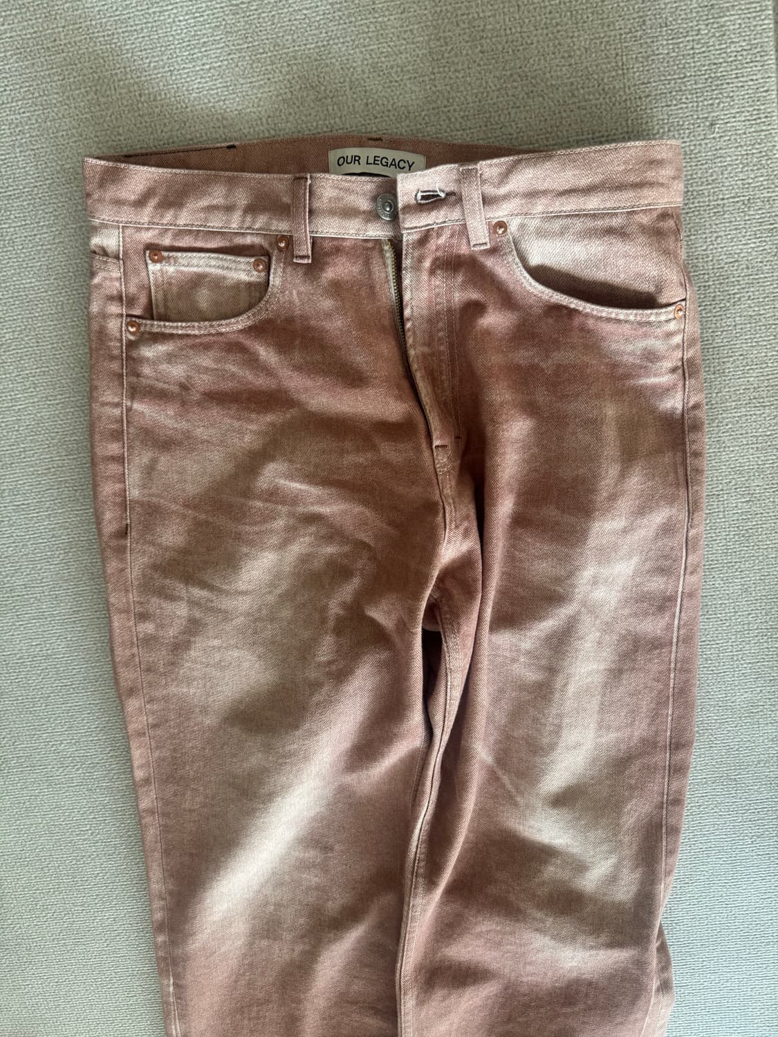 Our legacy 아워레가시 써드컷 디지털 러스트 데님 상품이미지6