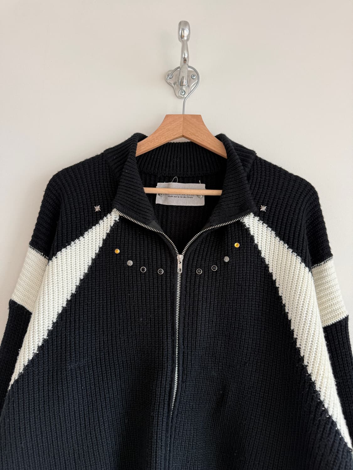 가키하라(GAKIHARA) 잼스톤 집업 니트 상품이미지2