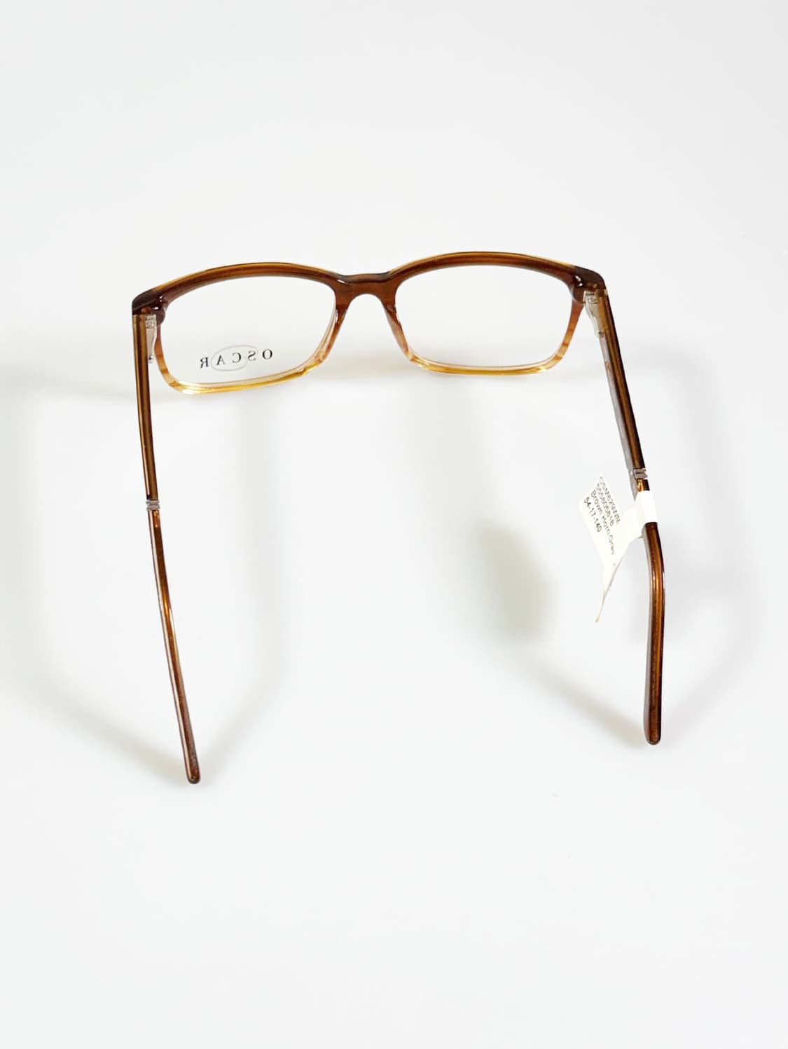 OSCAR De La Renta 브라운 뿔테 스퀘어 빈티지 안경 상품이미지5