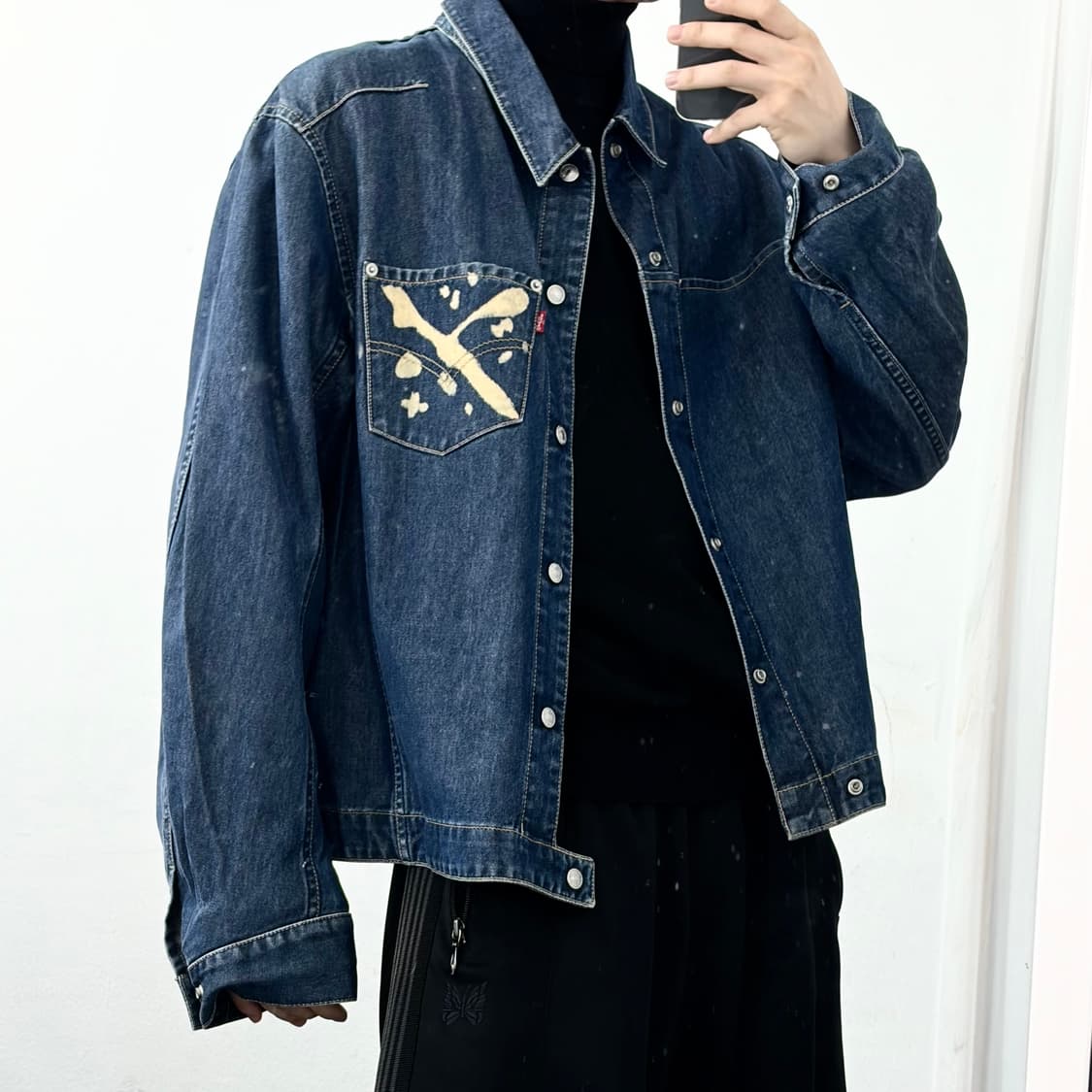 리바이스 엔지니어드 페인팅 데님 트러커 자켓 상품이미지1