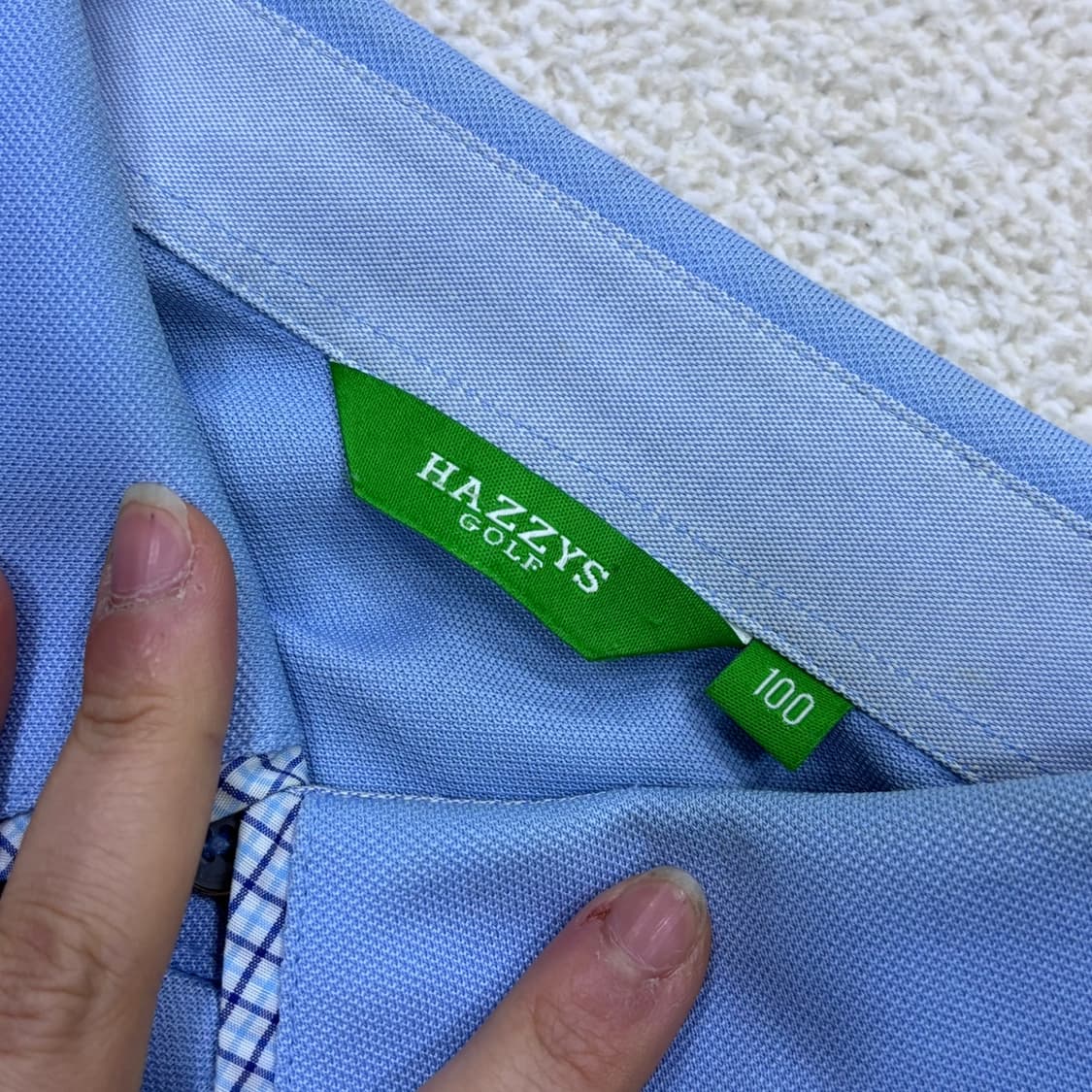 100 헤지스골프 남성 반팔 카라 티셔츠 0317E 상품이미지3