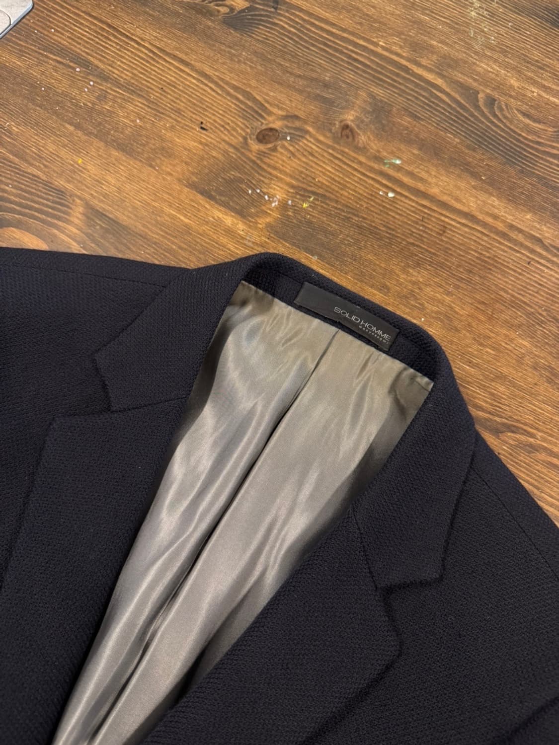 솔리드옴므 트위드 자켓 슬림100 상품이미지6