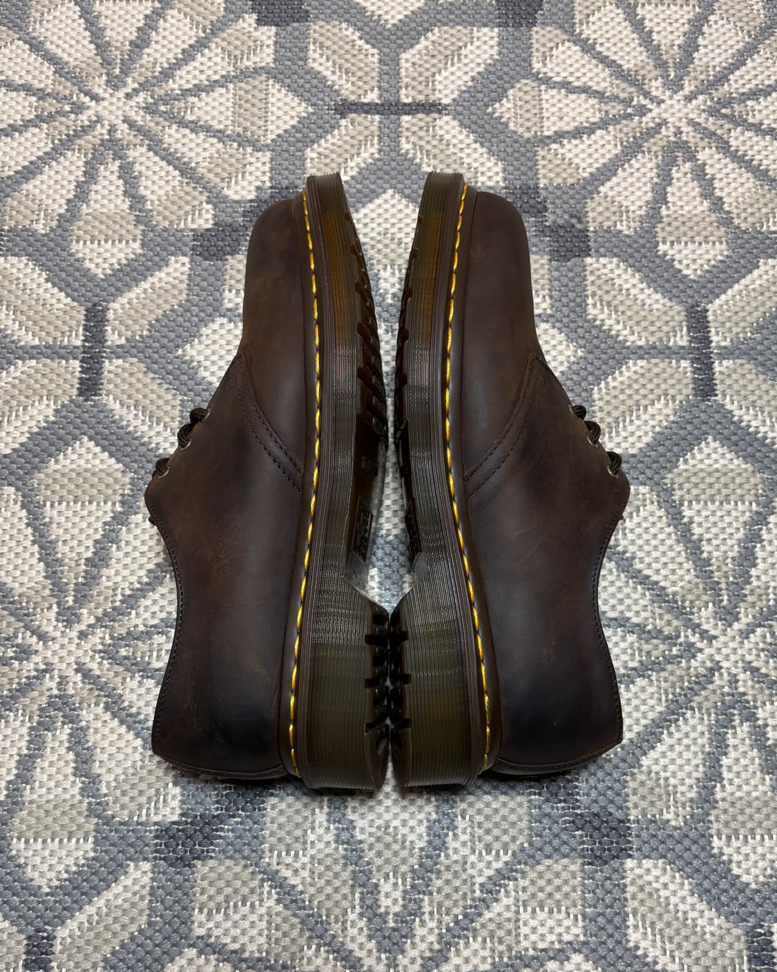 (260) 닥터마틴 1461 3홀 크레이지호스 다크브라운 상품이미지6