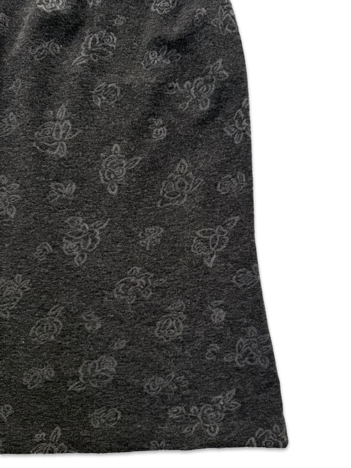 빈티지 블랙 로즈 롱 스커트 상품이미지2