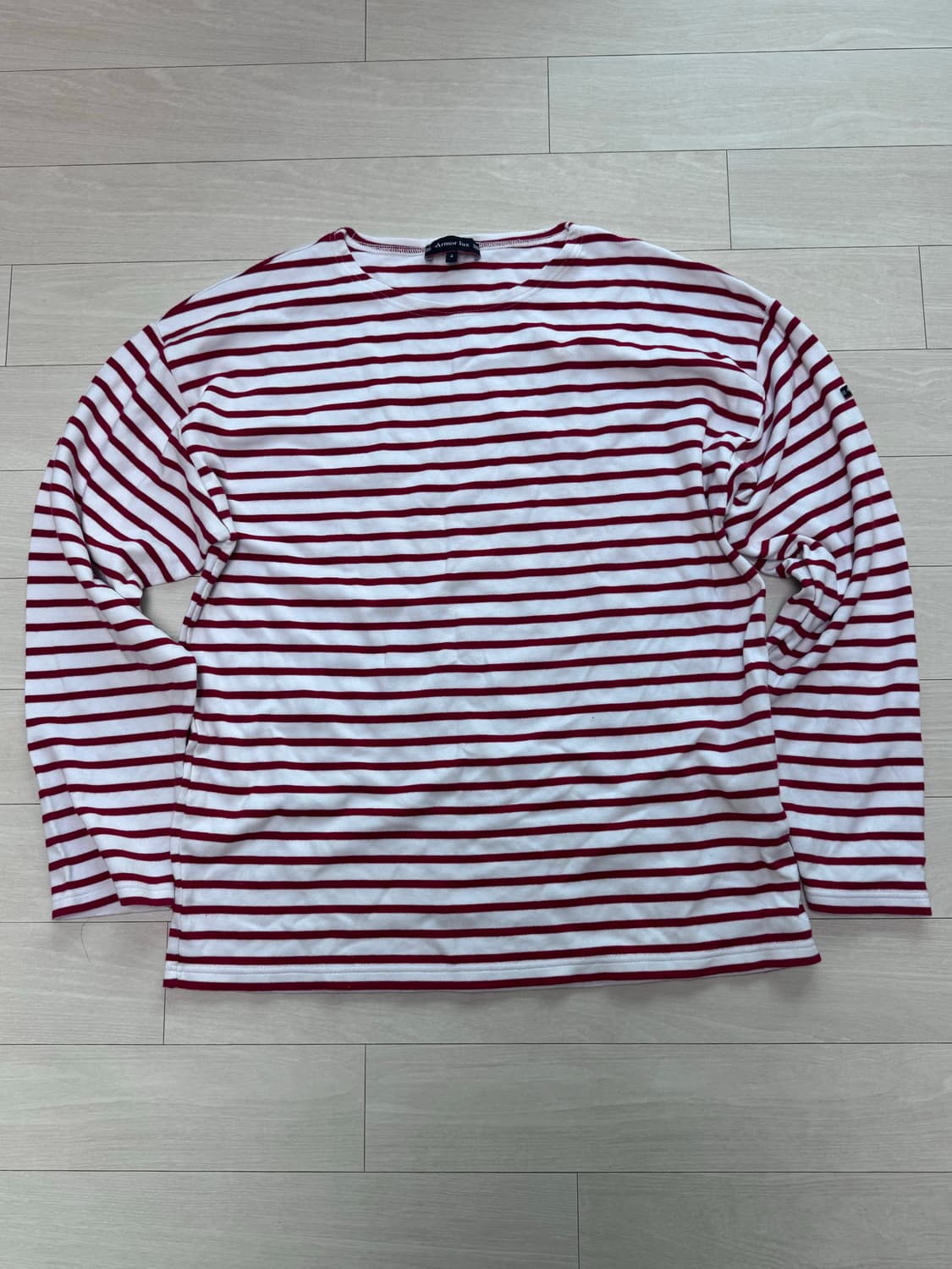 아머럭스 스트라이프 긴팔 티셔츠 상품이미지1