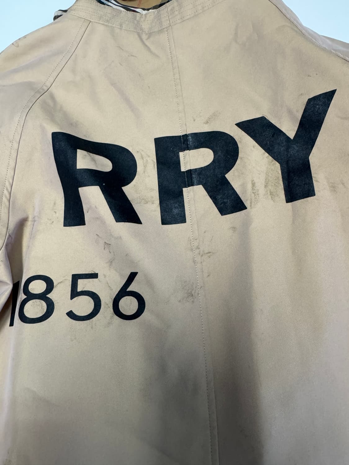 정품!! 여성 버버리 호스페리 프린팅 트렌치 코트 상품이미지7