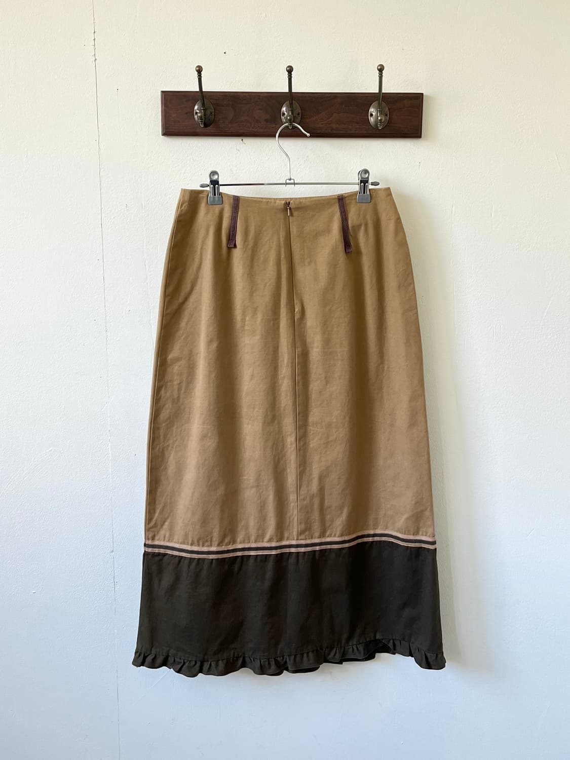 DO NOT STEP ON THE WINGS 2% 투톤 스커트 상품이미지3