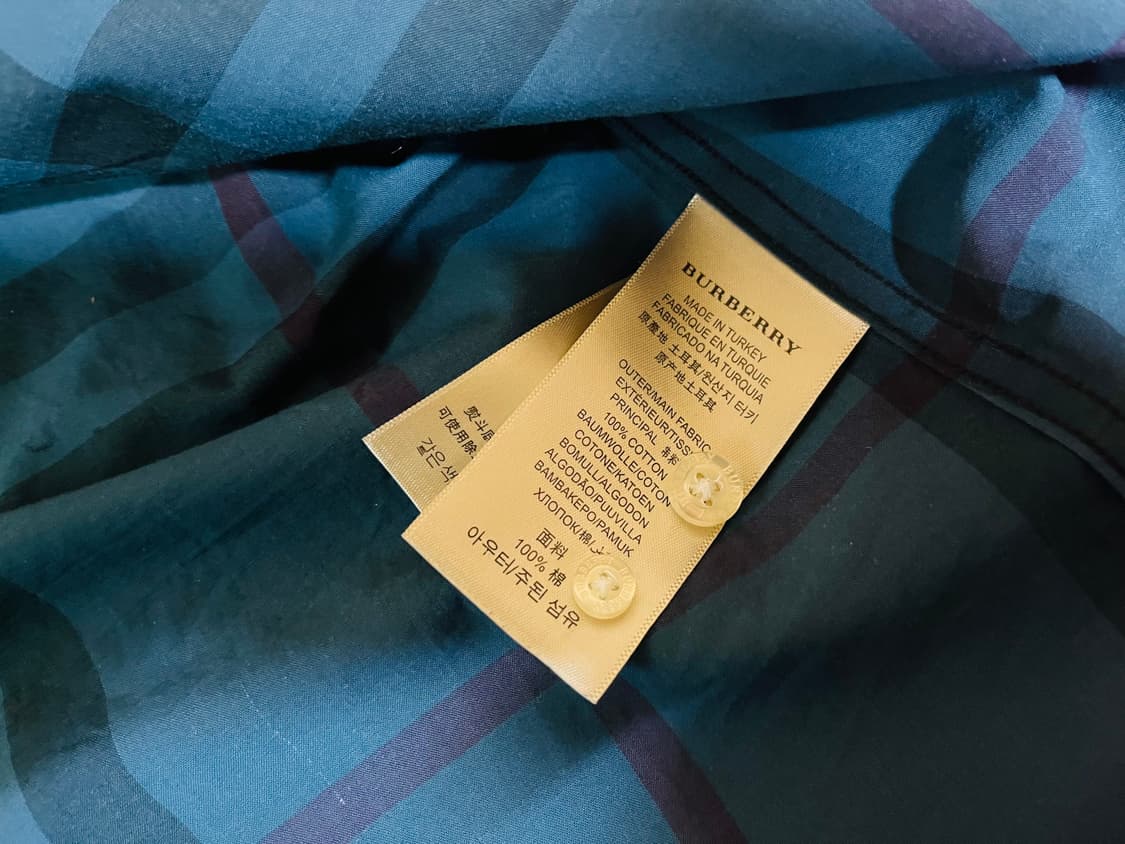 버버리 브릿 체크남방셔츠 드립니다[정품] 상품이미지5