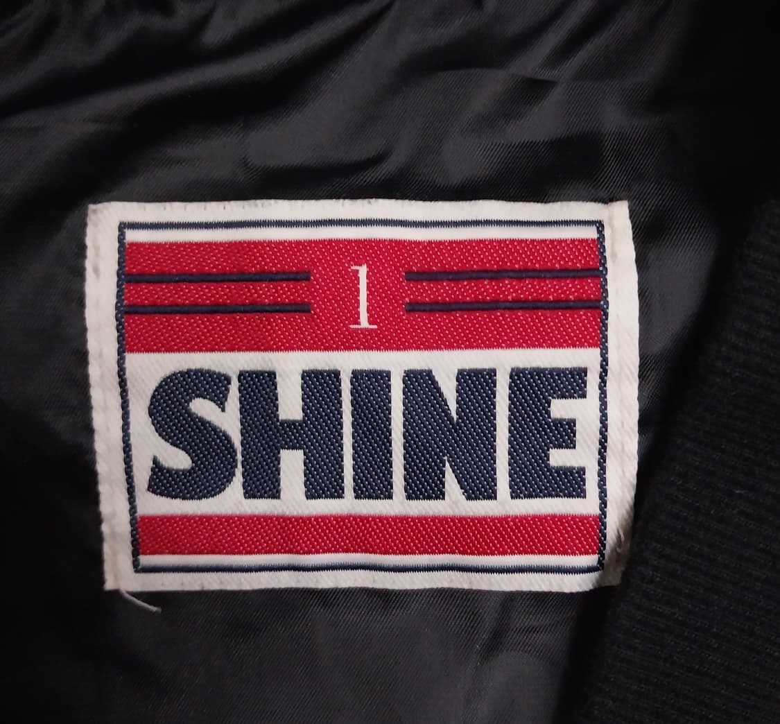 Shine 레터링 봄버자켓 상품이미지5