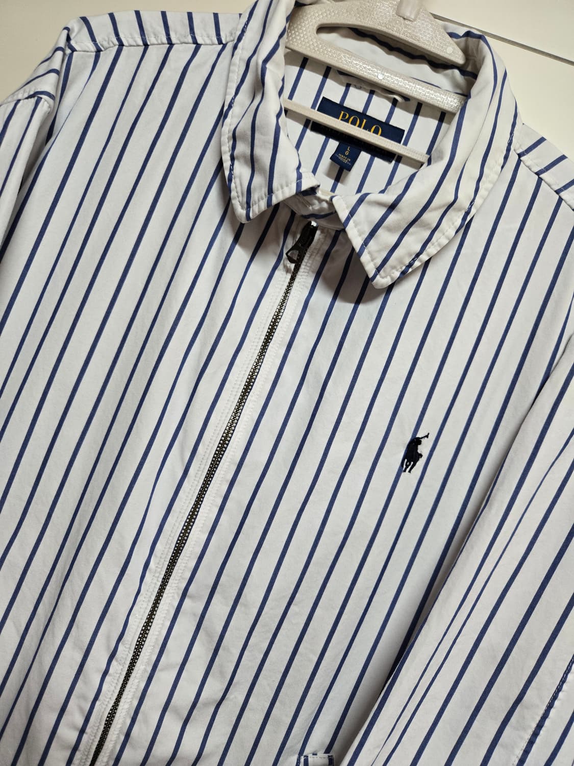 폴로 랄프로렌 정품  남성 스트라이프 블루종 상품이미지2