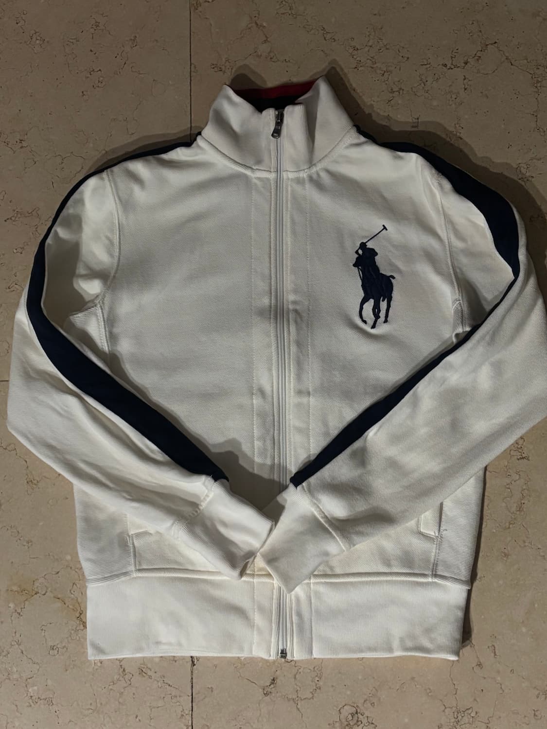 폴로 랄프로렌 빅포니 화이트 집업🐑 상품이미지1
