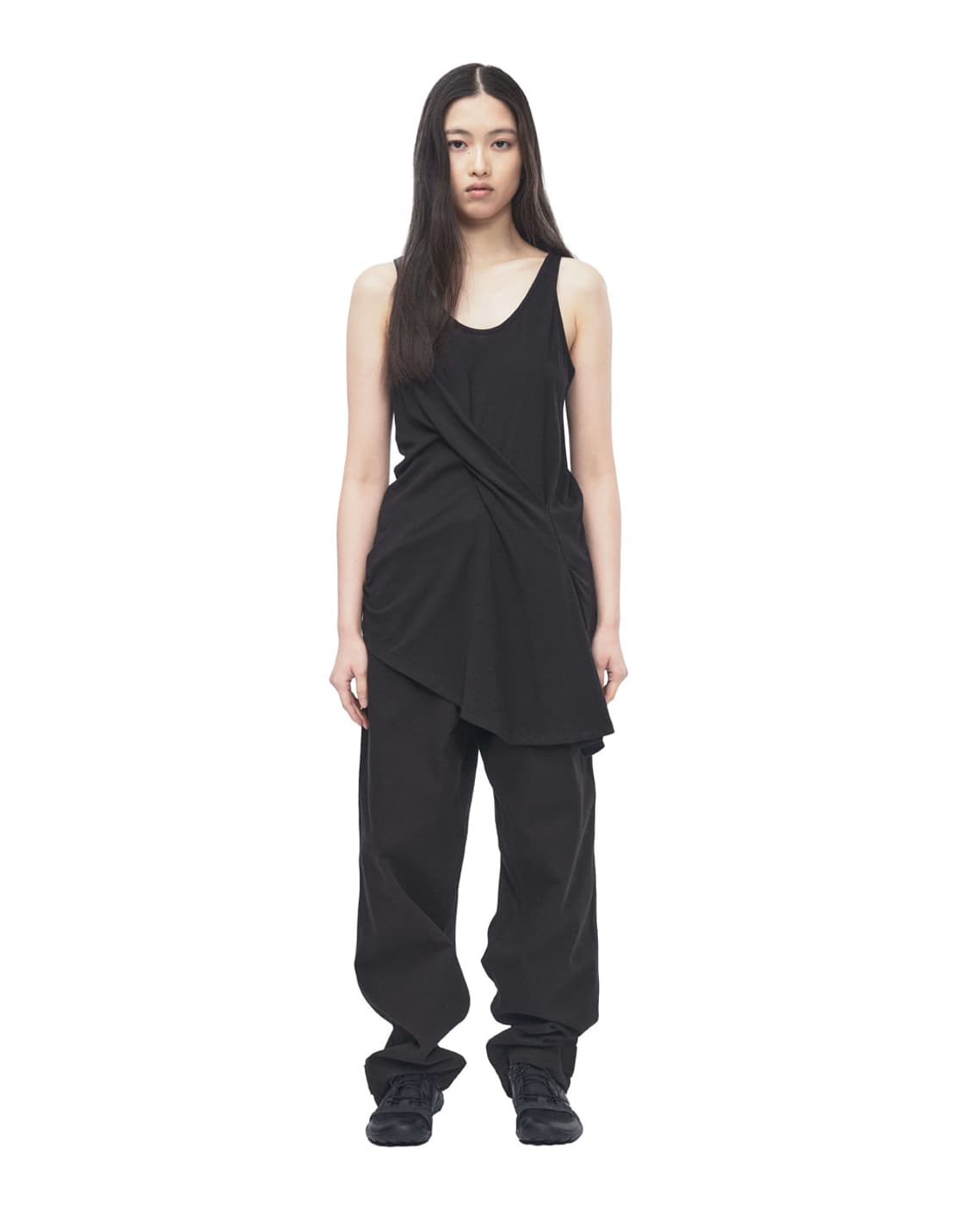 kangelevenbeck DRAPED SLEEVELESS (BLACK) 상품이미지1