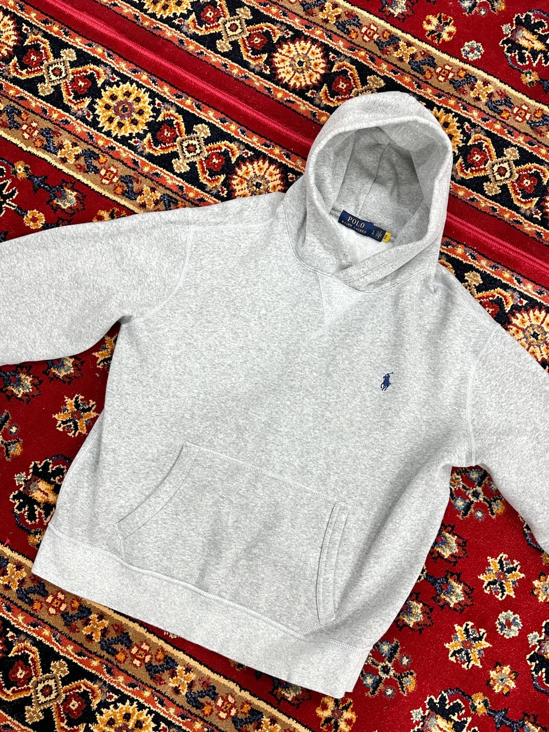 폴로 랄프로렌 후드 그레이 L 상품이미지2
