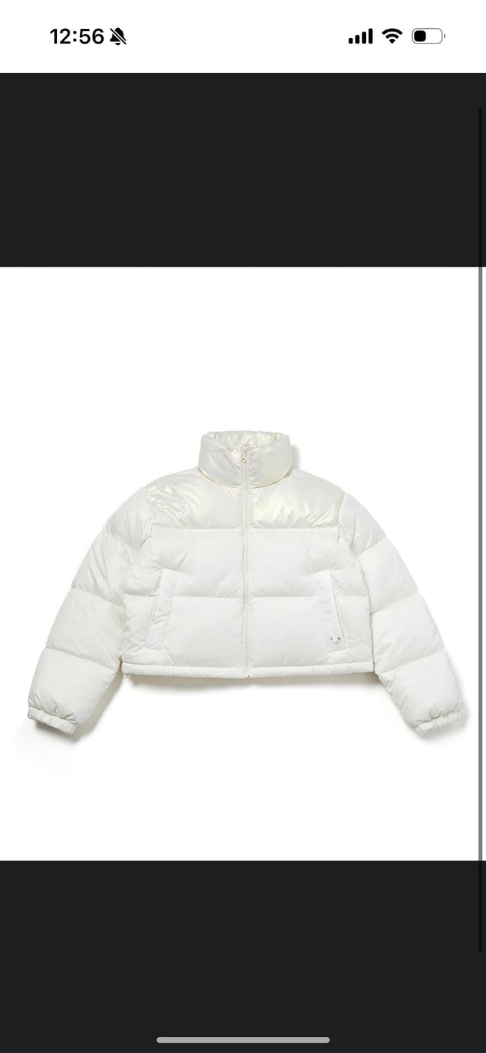 마르디 메르크디 크롭다운자켓패딩 화이트 상품이미지2