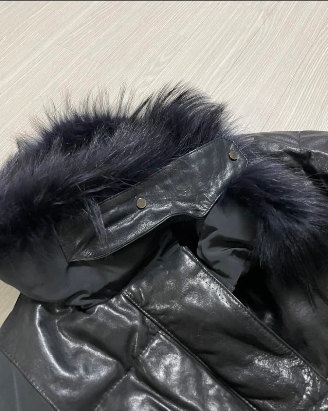 양가죽 오리털 패딩 상품이미지2