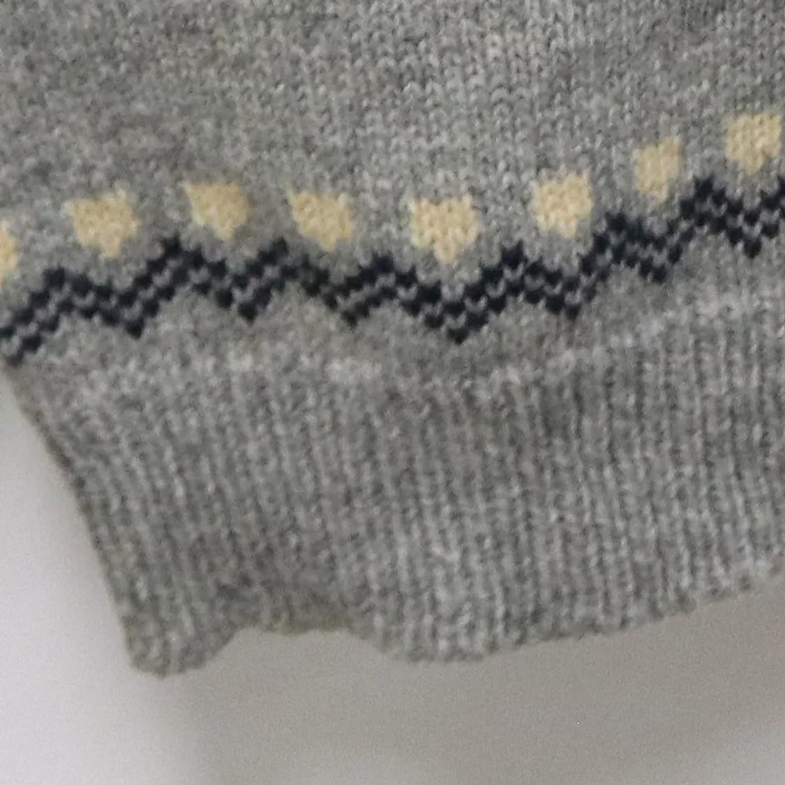 울리치 그레이 노르딕 울 니트 60226 상품이미지4