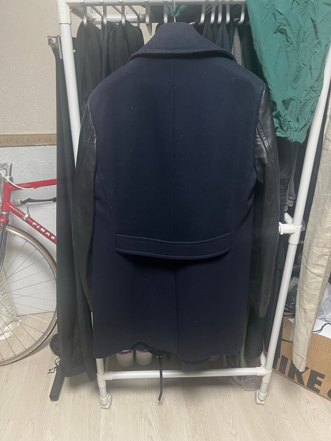 솔리드옴므 가죽 더블코트 상품이미지3